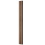 VEVOR Acoustic Panels, Acoustic Panels, 2400 x 200 mm, MDF Accent Wood Wall Panels for Modern Interior Walls, Artificial Wood Wall Panels for Stylish Decor and Noise Reduction, Walnut, Set of 4