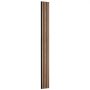 VEVOR Acoustic Panels, Acoustic Panels, 2400 x 200 mm, MDF Accent Wood Wall Panels for Modern Interior Walls, Artificial Wood Wall Panels for Stylish Decor and Noise Reduction, Walnut, Set of 4