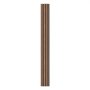 VEVOR Acoustic Panels, Acoustic Panels, 2400 x 200 mm, MDF Accent Wood Wall Panels for Modern Interior Walls, Artificial Wood Wall Panels for Stylish Decor and Noise Reduction, Walnut, Set of 4