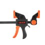 VEVOR Bar Clamps for Woodworking, 2-Pack 30.48 cm and 2-Pack 15.24 cm, One-Handed Clamp/Spreader, Quick-Grip F-Clamp with 70 kg Load Limit, Premium Plastic and Steel, for Woodworking Metal working