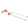 VEVOR rod clamps for woodworking, 2-pack parallel clamp set 127 cm, F-clamp with 500 kg load limit, even pressure, high-strength plastic and carbon steel, wood clamps