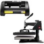 5 in 1 Digital 15" X 12" Heat Transfer Press+14 Inch Vinyl Cutter with Signmaster Software
