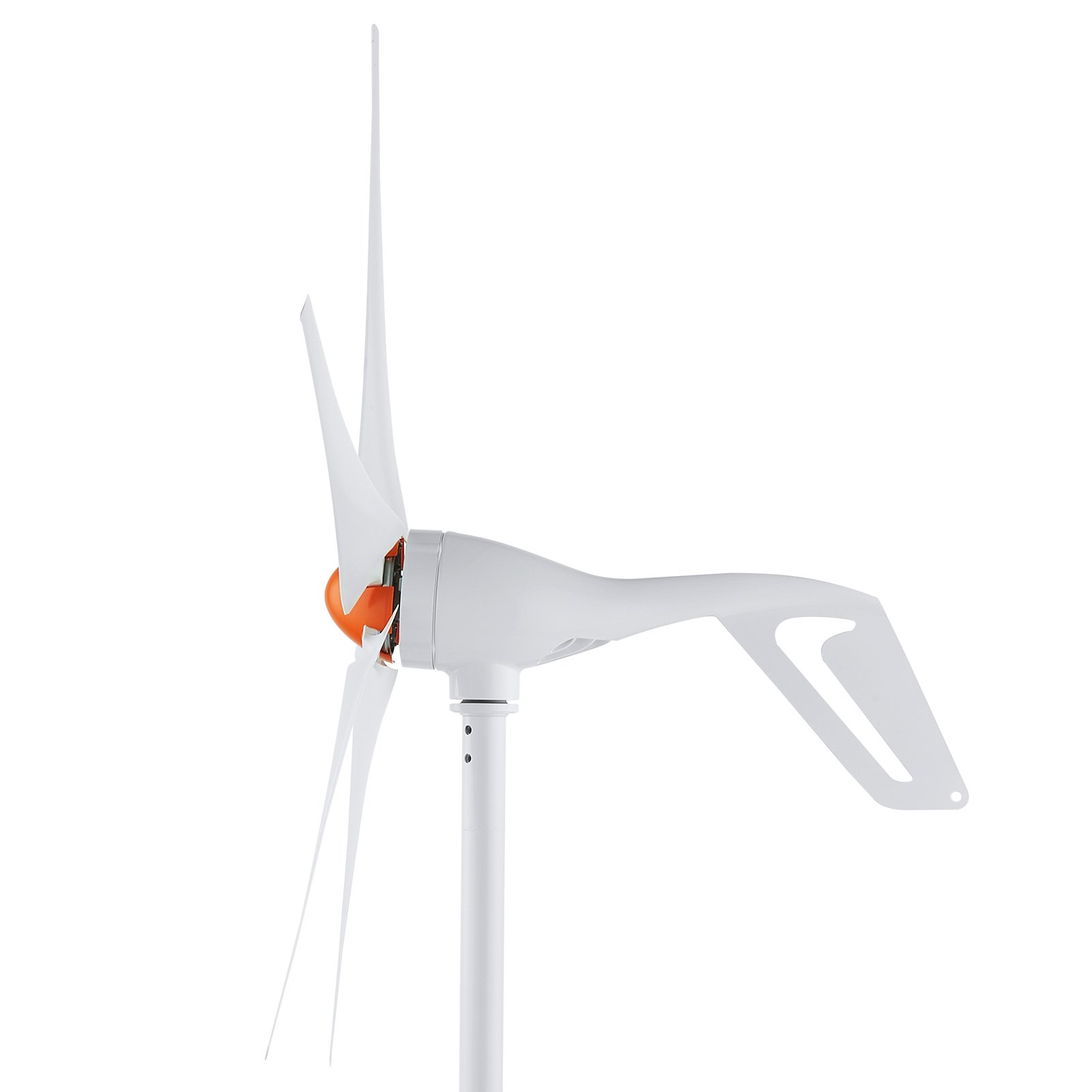 Turbina wiatrowa VEVOR 500 W, generator wiatrowy 12 V, 5-łopatkowy generator energii wiatrowej ze sterownikiem MPPT, regulowany kierunek wiatru i początkowa prędkość wiatru 2,5 m/s, odpowiedni do łodzi kempingowych, gospodarstw domowych i kamperów