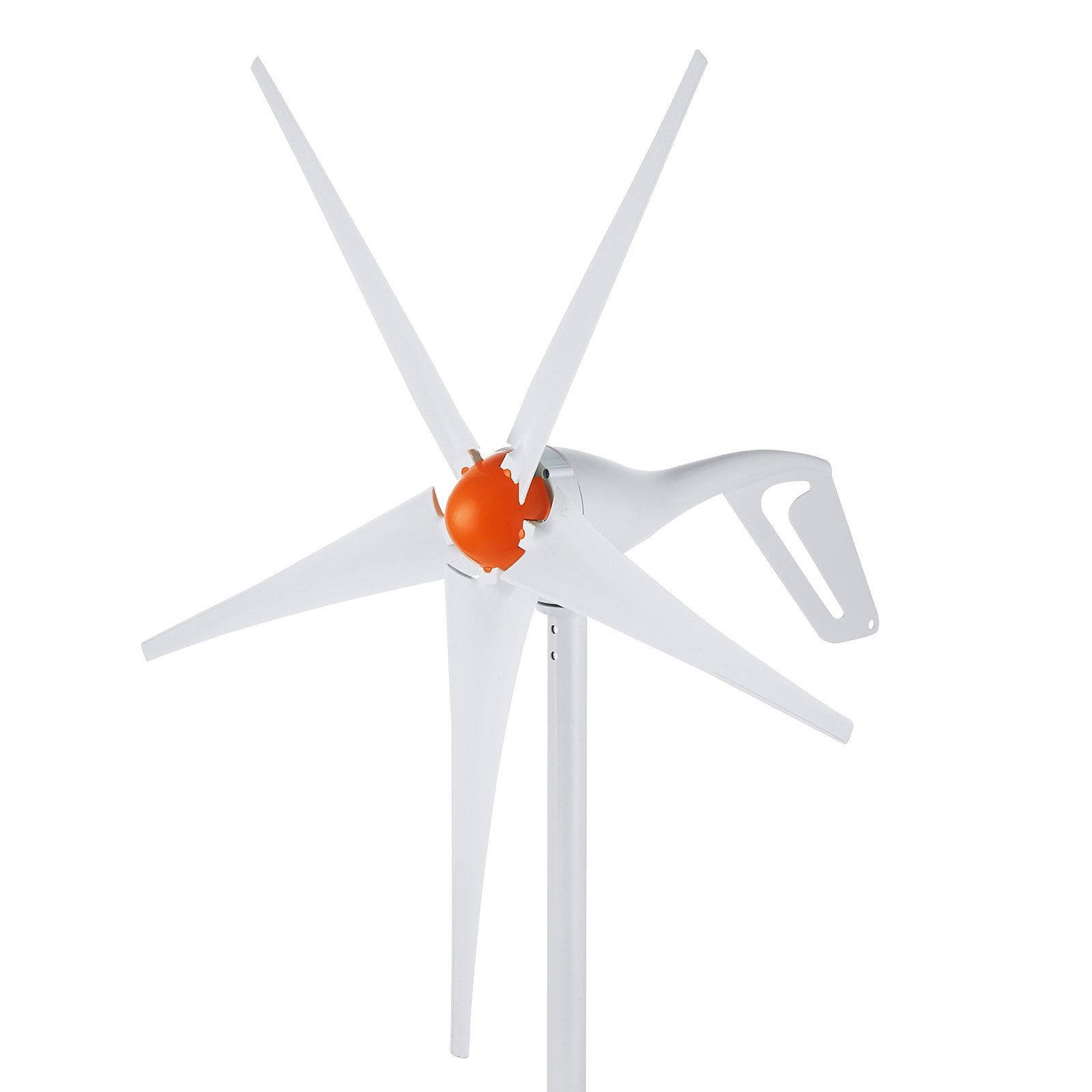 Turbina wiatrowa VEVOR 500 W, generator wiatrowy 12 V, 5-łopatkowy generator energii wiatrowej ze sterownikiem MPPT, regulowany kierunek wiatru i początkowa prędkość wiatru 2,5 m/s, odpowiedni do łodzi kempingowych, gospodarstw domowych i kamperów