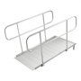 Podjazd dla wózków inwalidzkich VEVOR z poręczami, podjazd progowy 1806x830x1080 mm o maksymalnym udźwigu 453,6 kg, antypoślizgowy, aluminiowy, przenośny podjazd dla skuterów, progów drzwi, krawężników i schodów