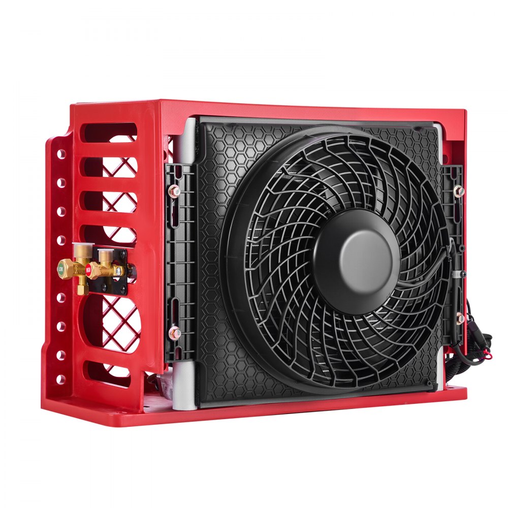 Klimatyzator typu split VEVOR 12 V do przyczep kempingowych, klimatyzator stacjonarny o mocy 10000 BTU z funkcją chłodzenia, przepływ powietrza 400 m³/h, sterowanie zdalne, klimatyzator kabinowy do ciężarówek, kamperów, pojazdów budowlanych, dźwigów, ciągników, koparek