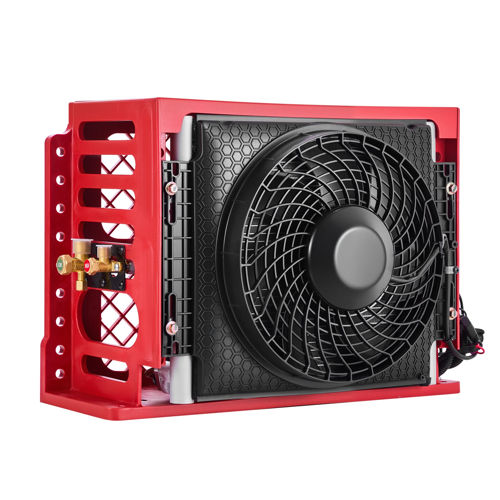 Klimatyzator typu split VEVOR 12 V do przyczep kempingowych, klimatyzator stacjonarny o mocy 10000 BTU z funkcją chłodzenia, przepływ powietrza 400 m³/h, sterowanie zdalne, klimatyzator kabinowy do ciężarówek, kamperów, pojazdów budowlanych, dźwigów, ciągników, koparek