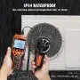 Anemometr 4 w 1 VEVOR Miernik prędkości powietrza 100,8 MPH Anemometr 168x75x36 mm IP44 Wiatromierz Miernik siły wiatru MAX/MIN/AVG/CU Dane prędkości wiatru Miernik prędkości