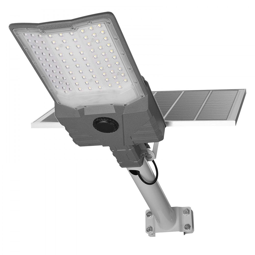 VEVOR Solarna lampa uliczna 900000 lm, lampa uliczna 12000 W, z czujnikiem zmierzchu, rozdzielona lampa LED solarna z bezprzewodowym pilotem, lampa ogrodowa, wodoodporna IP65, do podjazdów i ogrodów