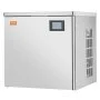 VEVOR Ice Machine Head Komercyjna kostkarka do lodu (tylko głowica) 181 kg/dzień, głowica ze stali nierdzewnej + tworzywo PE Kostkarka do lodu z inteligentnym panelem sterowania i czyszczeniem jednym przyciskiem