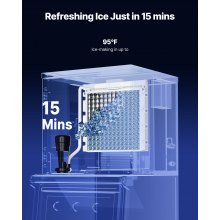 VEVOR Ice Machine Head Maszyna do produkcji lodu w kostkach (tylko głowica) 249 kg/dzień
