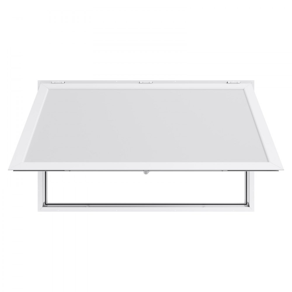 Okno VEVOR do przyczepy gastronomicznej (1524 x 915 mm), okno serwujące z aluminiową ramą do przyczep gastronomicznych, okno serwujące otwierane pod kątem 85° do food trucków, wodoodporne okno gastronomiczne