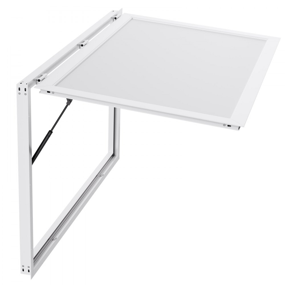 Okno VEVOR do przyczepy gastronomicznej (1524 x 915 mm), okno serwujące z aluminiową ramą do przyczep gastronomicznych, okno serwujące otwierane pod kątem 85° do food trucków, wodoodporne okno gastronomiczne