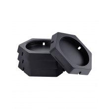 VEVOR 4 x Podkładki poziomujące do przyczep kempingowych 2300 kg Podkładki pod podnośnik przyczepy do okrągłych stóp 254 mm