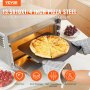 VEVOR Pizza Steel, 13,5" x 10" x 1/4" Płyta stalowa do pieczenia pizzy do piekarnika, wstępnie przyprawiony kamień do pieczenia pizzy ze stali węglowej o 20-krotnie wyższej przewodności, wytrzymała patelnia do pizzy do grillowania na zewnątrz i do piekarnika wewnętrznego