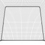 Siatka treningowa do klatki baseballowej VEVOR 1200x368x310 cm z 45-warstwową i wiązaną tkaniną HDPE oraz długimi linami pozycjonującymi, w tym siatka treningowa do klatki do softballu