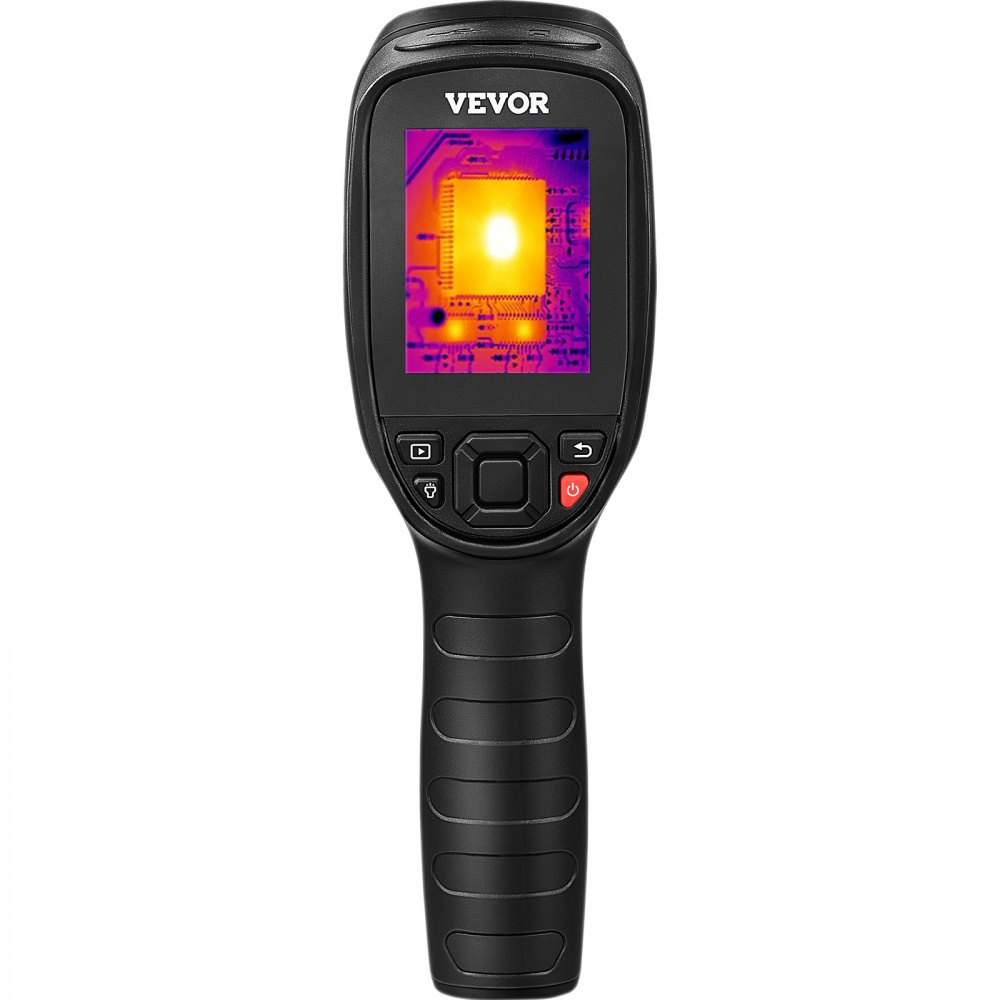 VEVOR Przenośna kamera termowizyjna o rozdzielczości 240x180 IR Kamera na podczerwień Termometr 40mK Kamera termograficzna -20-350°C Kamera termowizyjna z certyfikatem CE Rozwiązywanie problemów HVAC Identyfikacja wycieków powietrza