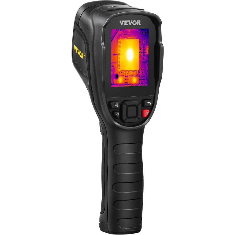 VEVOR Przenośna kamera termowizyjna o rozdzielczości 240x180 IR Kamera na podczerwień Termometr 40mK Kamera termograficzna -20-350°C Kamera termowizyjna z certyfikatem CE Rozwiązywanie problemów HVAC Identyfikacja wycieków powietrza