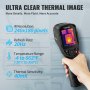 VEVOR Ręczna kamera termowizyjna Kamera na podczerwień Termometr na podczerwień -20-350°C