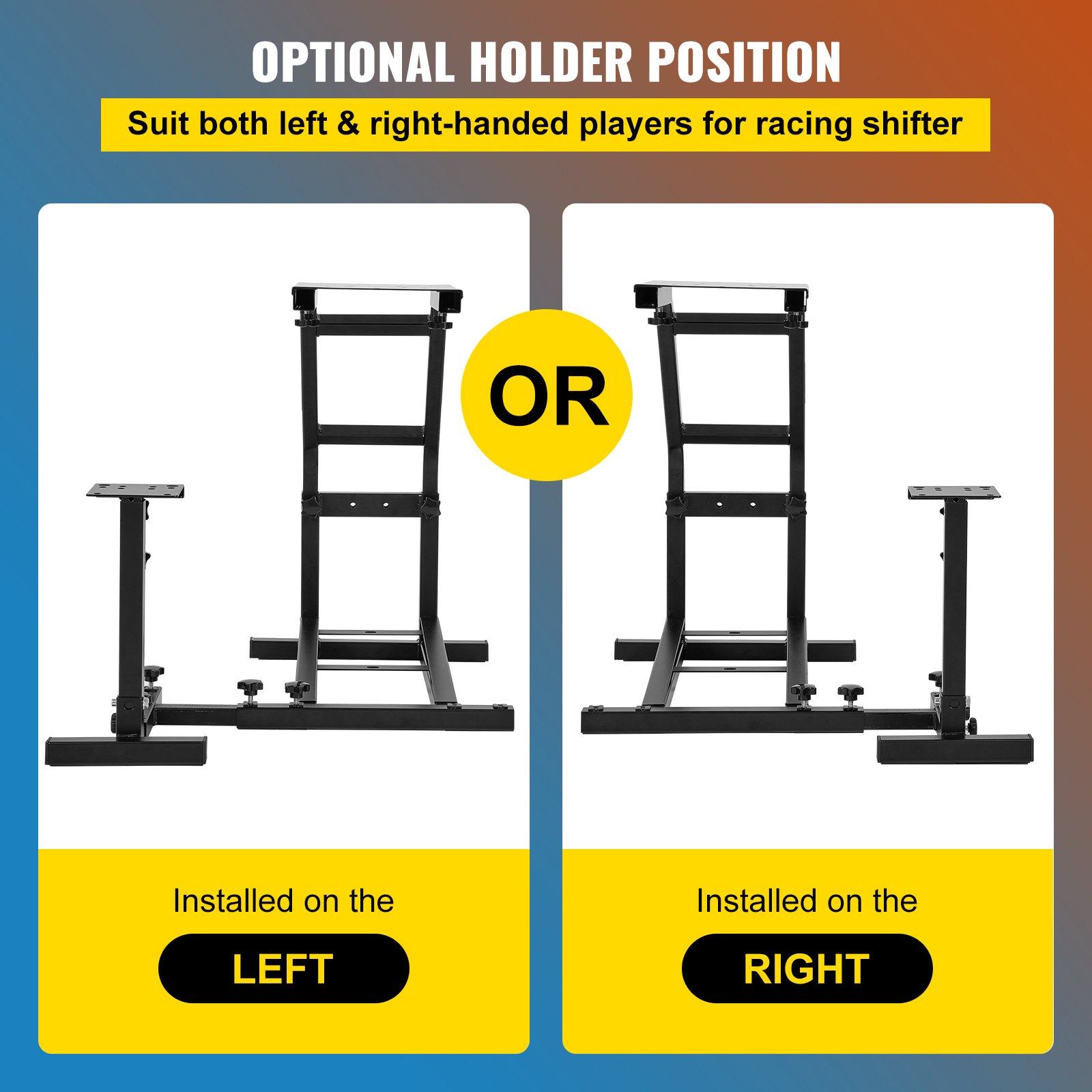 Stojak na kierownicę VEVOR Racing Simulator do kierownicy Logitech G29, G27, G25 Racing Wheel Pro Stand, kierownica i pedały, brak w zestawie