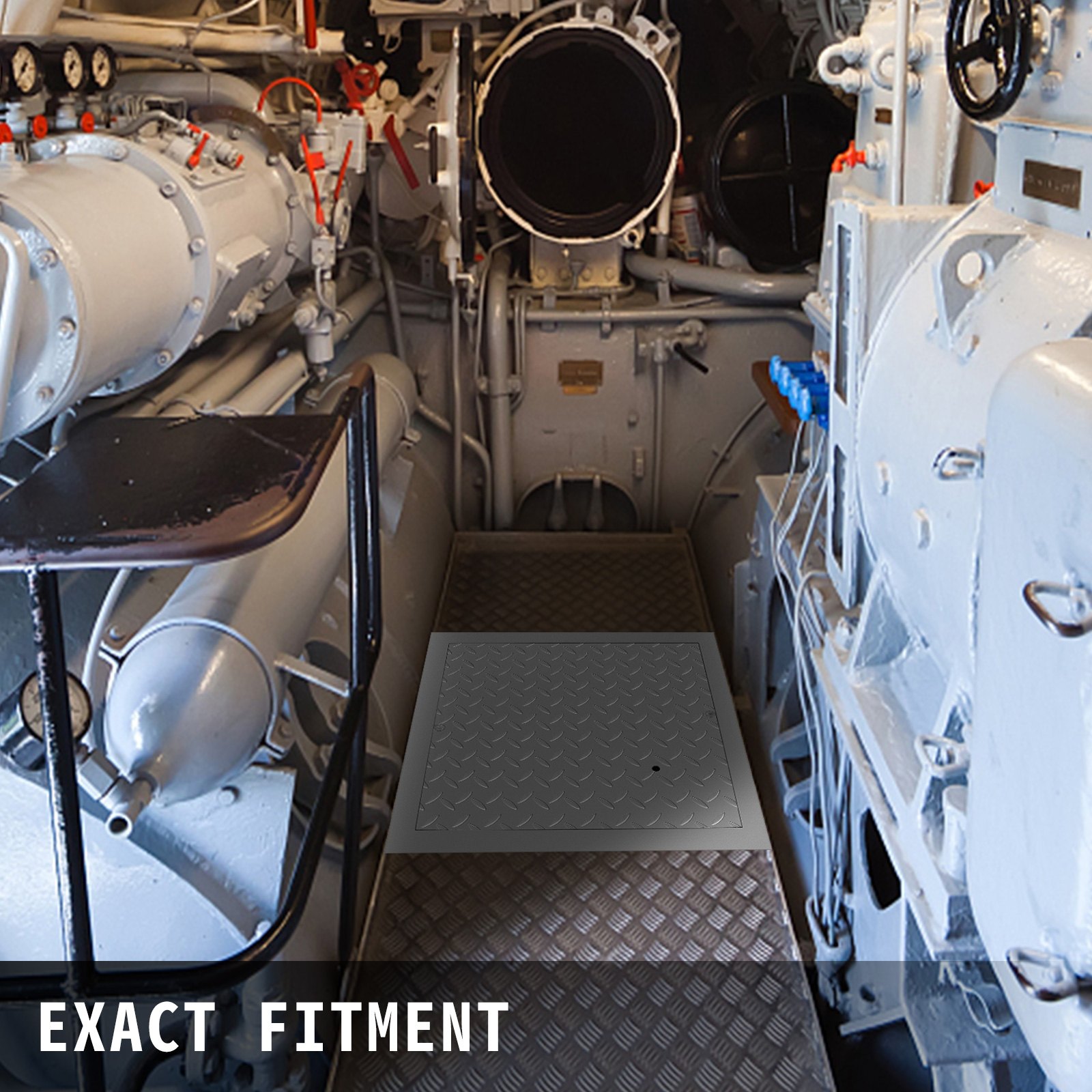 Pokrywa włazu VEVOR stal ocynkowana 40x 40 cm wpuszczane pokrywy wpustu