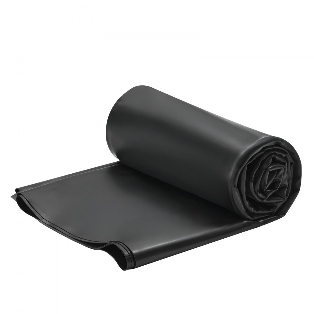 Membrana dachowa VEVOR, 6,096 x 7,62 m, membrana dachowa, folia EPDM 1,14 mm, hydroizolacja wiat samochodowych, trwała i odporna na warunki atmosferyczne, hydroizolacja dachów, podkład dachowy do kamperów, dachów, stawów
