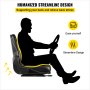 Siedzenie ciągnika VEVOR Siedzenie ciągnika 50,4 x 46,6 x 46,6 cm siedzisko wózka widłowego z materiału PVC;