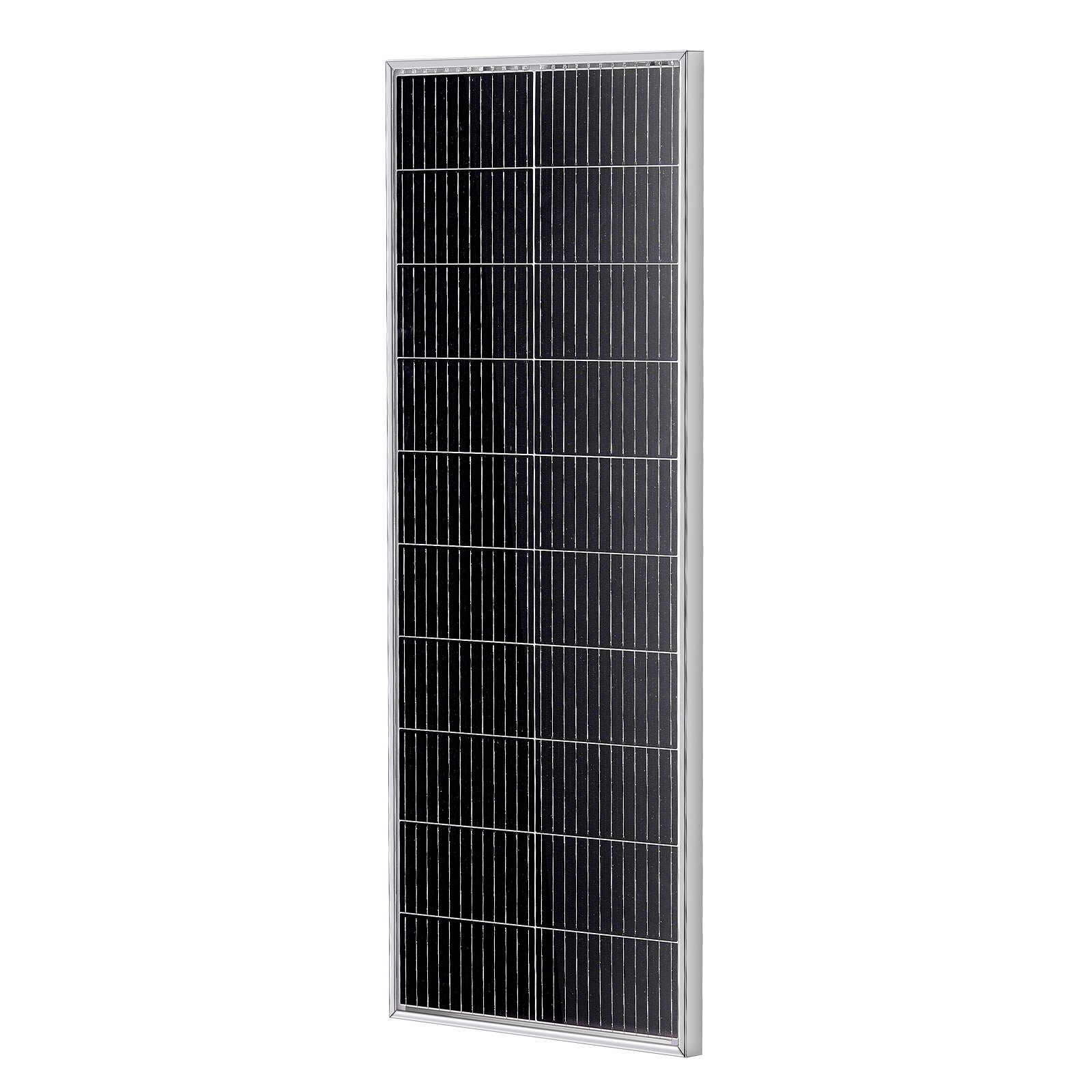 Zestaw paneli słonecznych VEVOR 100 W Moduł solarny monokrystaliczny 12 V plus regulator ładowania 8,33 A Układ solarny Współczynnik konwersji 23% Kompatybilny z akumulatorami AGM, GEL, FLD, LI Idealny do pojazdów rekreacyjnych Jachtów Dom