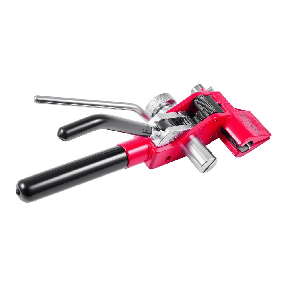 Zestaw do spinania taśmą stalową VEVOR, 4 części, ręczne narzędzie do spinania z taśmą metalową o długości 60 m, 200 klipsami metalowymi i obcinakiem, idealne wyposażenie warsztatu do pakowania, transportu i magazynowania przemysłowego