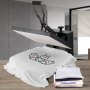 VEVOR Heat Press 1700 W Power, Hot Press, Fast Heating, High Pressure T-Shirt Press, Digital Industrial Sublimation Printer for Heat Transfer Vinyl 40.6 x 51 cm