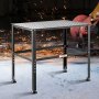 VEVOR welding table 914.4x609.4x784.8mm, assembly table with a load capacity of 362kg, workbench with 16mm mounting holes & non-slip foot pads for welding assembly & repair work