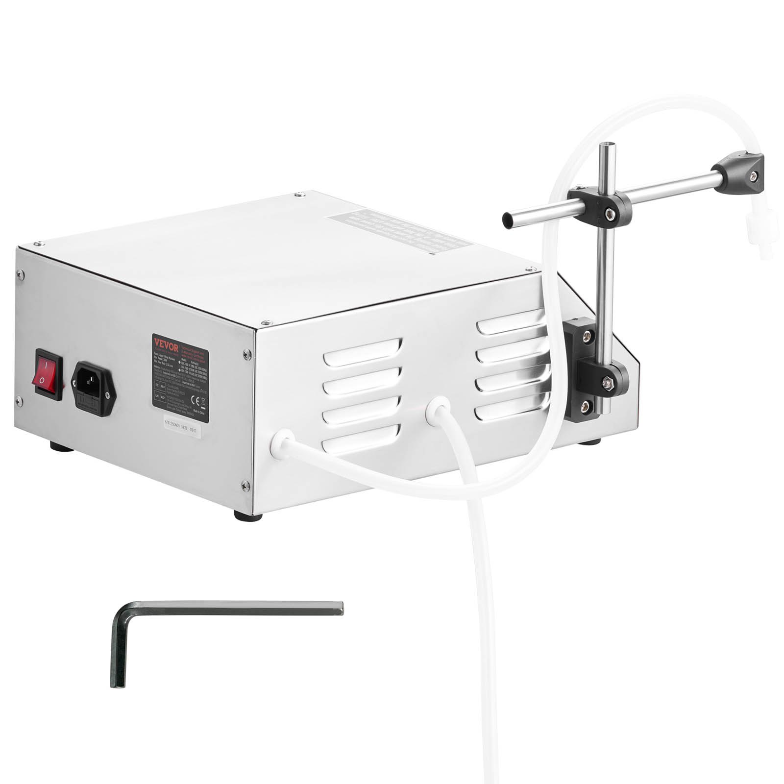 VEVOR GFK-160 Maszyna do napełniania płynem 5-3500 ml 30W Maszyna do napełniania płynem Maszyna do napełniania płynem