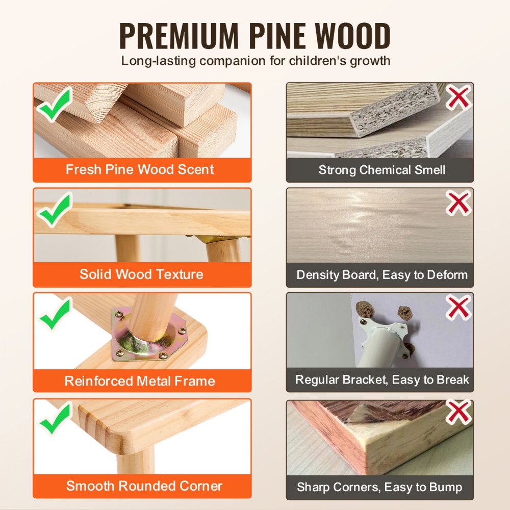 Zestaw sensoryczny VEVOR, stół do zabawy z piaskiem i wodą, stół do zabawy z 2 stołkami, 2 pojemnikami do przechowywania i uchwytem na papier toaletowy, drewniany stolik dziecięcy - prezent dla dzieci