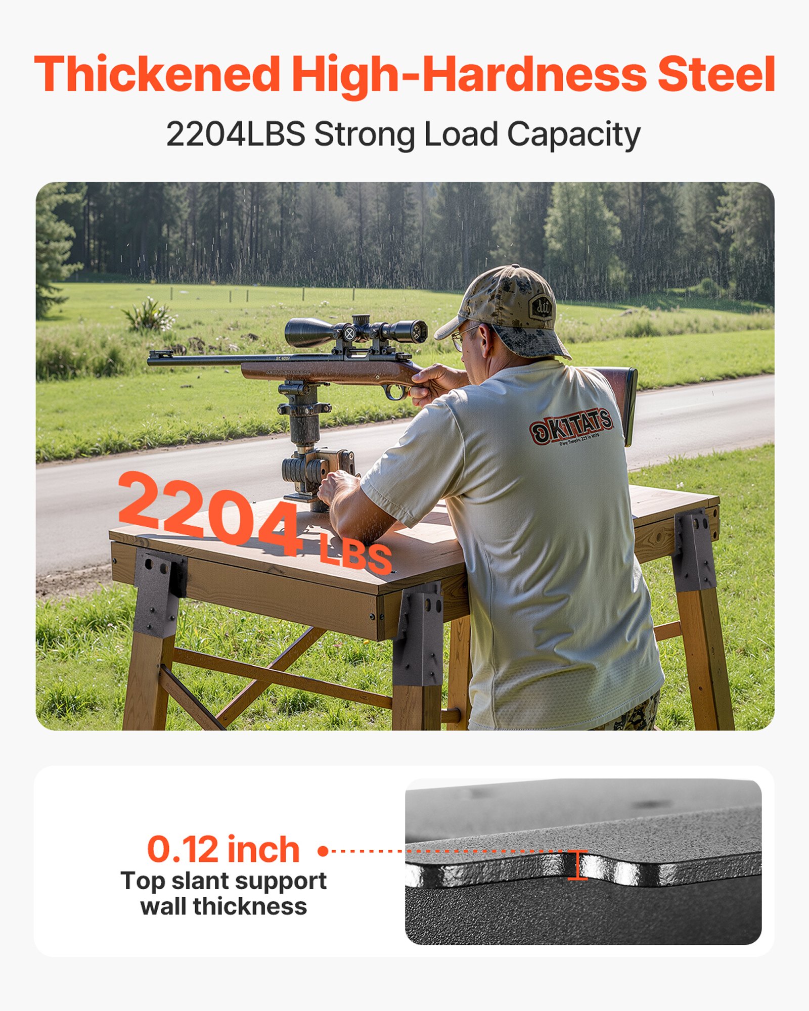Uchwyty platformy VEVOR z pochyleniem 8°, pasujące do drewna o wymiarach 88,9 x 88,9 mm, nośność 1000 kg, mocowanie do stojaka na jelenie, do wysokich siedzeń, stojaki myśliwskie, stanowiska strzeleckie, opakowanie 4 szt.