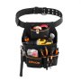 VEVOR Tool Pouch with Belt, 14 Pockets Professional Tool Belt Pouch for Men, Heavy Duty Detachable Adjustable Utility Work Bag for Electrician, Carpenter, Construction, Adjusts Waist 83 cm to 127 cm