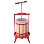 VEVOR Fruit Wine Press, 4.75Gal/18L Manual Juice Maker, Solid Beech Wood Basket, Vintage Traditional Juicer with 2 Filter Bags, Heavy Duty T-Shaped Handle Bar for Cider Apple Grape Press, Kitchen Home