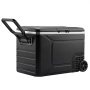 Lodówka samochodowa VEVOR Compressor 80L z uchwytem, ​​sterowaniem za pomocą aplikacji i kółkami, 12 V/24 V DC, 100-240 V AC, od -20°C do 20°C, elektryczna zamrażarka do ciężarówek, vanów, kamperów, SUV-ów, podróży i kempingu