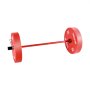 VEVOR 120cm Barbell Bar, Fit 2-Inch Weight Plates, Barbell Bar with Knurled Grip for Strength Training, Weightlifting, Squat, Deadlift, Bench Press, Curl, Overhead Press, 550lbs/226kg Capacity
