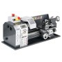 VEVOR Metal Lathe, 21x37 cm, 550 W, 0-2500 rpm Variable Speed, Benchtop Lathe, for Machining Precision Parts, Imperial-Metric Threads, Soft Metals, Plastics