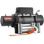 VEVOR Electric Winch, 6100 kg Load Capacity, 12V DC Truck Winch with Φ9.5 mm x 24 m Steel Rope, Wireless & Wired Remote Control, IP55 Waterproof for Towing SUV Jeep Trailer Boat Off-Road Vehicle