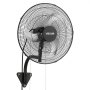 VEVOR 59W Przemysłowy wentylator ścienny 51 cm, oscylacyjny wentylator ścienny 6,5 m/s z 3 prędkościami i regulowanym kątem nachylenia, komercyjny wentylator przemysłowy do warsztatu, garażu, magazynu, siłowni, czarny