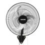 VEVOR 59W Przemysłowy wentylator ścienny 51 cm, oscylacyjny wentylator ścienny 6,5 m/s z 3 prędkościami i regulowanym kątem nachylenia, komercyjny wentylator przemysłowy do warsztatu, garażu, magazynu, siłowni, czarny