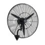 VEVOR 115 W Przemysłowy wentylator ścienny 81 cm, oscylacyjny wentylator ścienny 5,9 m/s z 3-stopniową regulacją kąta i mgiełki, komercyjny wentylator przemysłowy do warsztatu, garażu, magazynu, siłowni, czarny