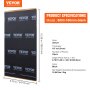 VEVOR 24-częściowy zestaw mat izolacyjnych do samochodów, 2,3 m², maty antyhałasowe, 247,9 x 390,9 mm, izolacja pojazdu, grubość 200 mil (5 mm), 4-warstwowa mata dźwiękochłonna, odporna na ciepło, ochrona przed hałasem, izolacja akustyczna, izolacja akustyczna