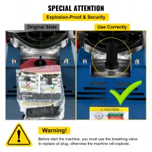 VEVOR Sprężarka Powietrza Pcp Auto Shutdown 1800W Sprężarka Wysokociśnieniowa Pompa Powietrza Pompa Sprężarki