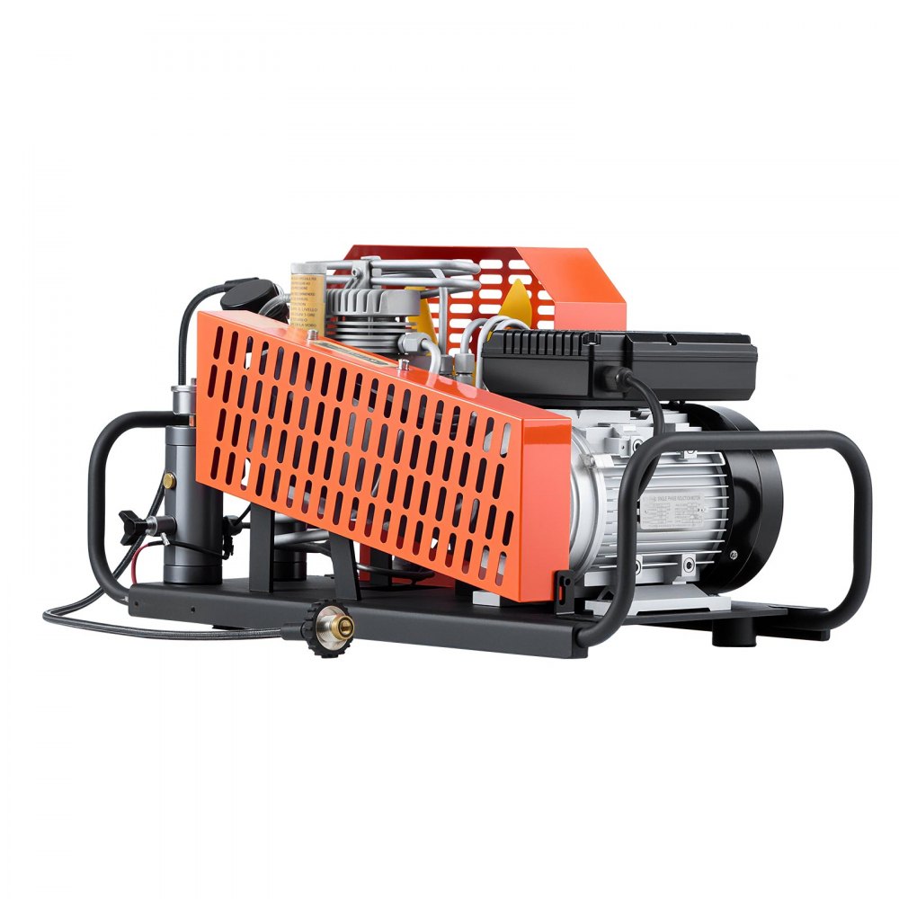 Kompresor powietrza VEVOR PCP, 30 MPa, kompresor nurkowy 4-cylindrowy, kompresor powietrza do oddychania 60 l/min, układ chłodzenia wentylatorem, wysokociśnieniowy kompresor powietrza do butli nurkowej, paintball, wiatrówka PCP, sprzęt strażacki