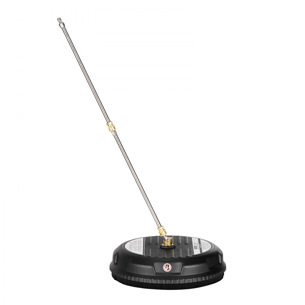 Myjka ciśnieniowa VEVOR 385 mm, myjka do powierzchni plastikowych na kółkach, maks. 276 barów, złącze 0,635 cm, 2 dysze natryskowe, 2 drążki przedłużające do betonu