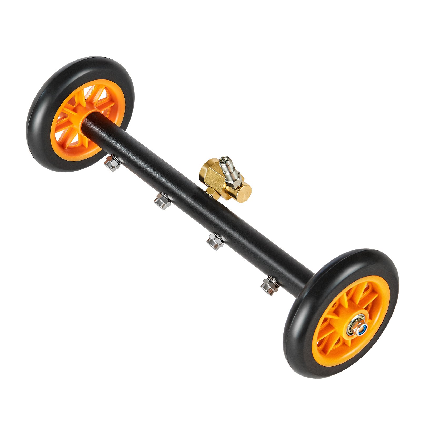 Myjka ciśnieniowa VEVOR 415 mm do czyszczenia podwozia, urządzenie do czyszczenia powierzchni ze stali nierdzewnej, maks. 4000 PSI, przekładnia z regulacją kąta, 4 dysze natryskowe, 2 przedłużone dysze do podjazdu, patio, tarasu