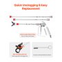 Zestaw węży do pistoletu natryskowego VEVOR Airless Paint Spray Gun 3600PSI z prętami przedłużającymi