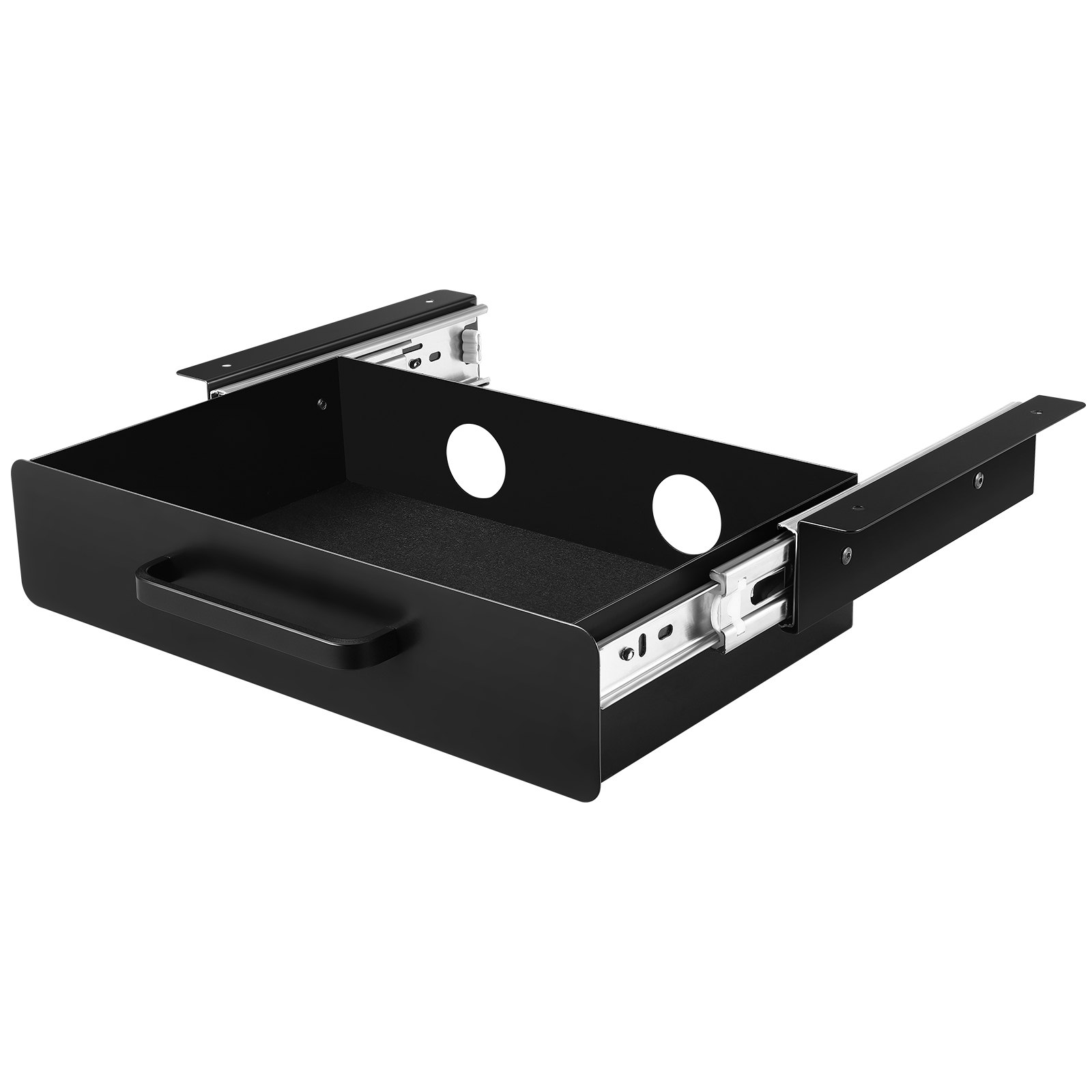 VEVOR Szuflada pod biurko 385x230x76 mm, Szuflada pod biurko, Ukryty organizer do przechowywania, Szuflada na ołówki pod stołem do stanowisk pracy na siedząco i stojąco w biurze i w domu